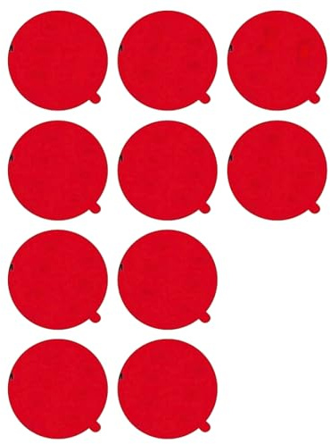 Ruban de montage double face très résistant et étanche, adhésif de montage puissant pour décoration de maison, bureau, voiture, panneau en verre, mur, fabriqué avec 3 M 4229P (10 Stück 80 mm diameter)