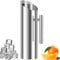 Stainless Steel Water Pitcher Carafe, Silver Water Jug with Handle & Ice Guard, Rustproof Carafe for Fridge, Polished Drinking Pitcher for Serving Water Iced Tea Carafe and Other Drinks(1.5L)