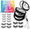 Wimpern, Magnetische Wimpern Natürlicher Look, Kein Kleber und wiederverwendbar, Wasserdicht, Mehrere Stil Falsche Wimpern Sets