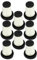 vhbw 8x Flachfaltenfilter kompatibel mit Gorenje SVC180FW, SVC216FGD Handstaubsauger, Staubsauger - Filterelement