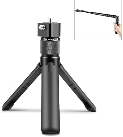 Insta 360 X4/X3 Bullet Time Handle Tripod Rotating Grip for DJI Pocket 3/ Go pro, PULUZ Desktop Tripod Stand Action Camera Selfie Stick