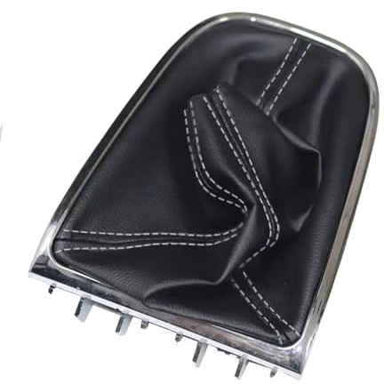 Feoosvx Palanca Velocidad Coche para Opel para Astra J para GTC Palanca Cambios Manual Funda Línea Blanca Pomo Cambio Marchas Cubierta La Palanca De Cambios