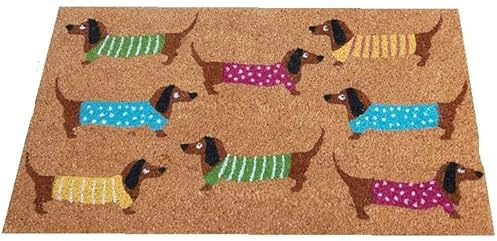 sgpuk Dachshunds Decoir Mat 45 x 75cm Standard Size Doormat Non-slip