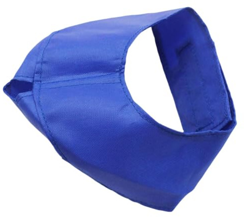 ABOOFAN 2.5kg pour Yeux de Chat Bleu S Anti-Morsure avec Sangle Adhésive pour Chats Moins de Apaisant pour Toilettage et Nettoyage des Yeux