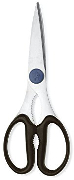 HENCKELS Heavy Duty Kitchen Shears That Come Apart, Dishwasher Safe, Black, Stainless Steel, Blue