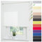 Liedeco® Rollo, Fenster Rollo, Kettenzug-Rollo / 102 x 240 cm (Breite x Höhe), Weiß/lichtdurchlässig, Blickdicht/viele Farben, Größen und Typen/Breiten 60-200 cm/Variable Montage möglich