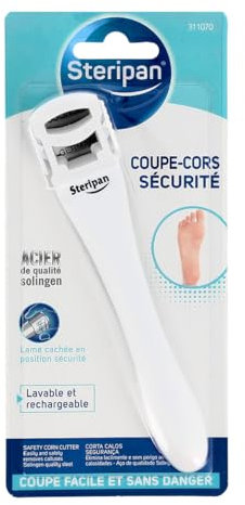 Steripan - Coupe-Cors Sécurité - Coupe Facile Et Sans Danger - Lavable Et Rechargeable