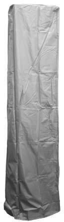 Hiland HVD-SGTCV-S Heizungsabdeckung, strapazierfähig, wasserdicht, quadratisch, Glasrohr-92, 233,7 cm, Silber