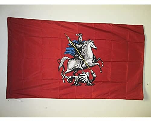 AZ FLAG Bandiera Mosca 150x90cm - Bandiera Mosca in Russia 90 x 150 cm Foro per Asta