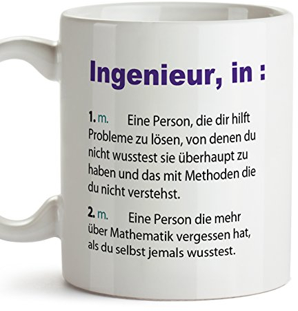 Ingenieure Mug - Keramik 350 ml / 11 oz