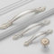 Angela-homestyle™ Vintage Möbelgriffe Antikbeschlag Schubladengriff Möbelgriff Schrankgriff Zierteile Mit Schrauben (Silber, 128mm)