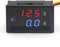 ARCELI 100174 Multimetro digitale Dual LED Display Voltmetro DC 4.5V a 30V Amperometro 0 a 50A Voltage Current Meter Volt Amp Panel Monitor per Auto Car Motor