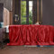 THXSILK Flauschige Seide Kuscheldecke – hochwertige Wohndecke Innen und außen 100% Seide, super weiche Seidendecke als Sofaüberwurf, Tagesdecke oder Wohnzimmerdecke - 135x180cm, Rot