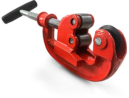 QWORK® Robusto tagliatubi in acciaio, da 3mm a 50mm con Mini Taglio Pipes Cutter per Tagliare Acciaio Inossidabile, Rame, Lega di Alluminio, PVC