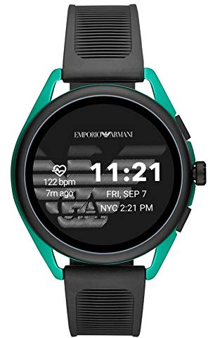 Emporio Armani - Matteo smartwatch con cinturino in gomma nera da uomo ART5023