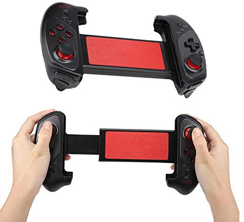 ASHATA Mobile Game Controller, Wireless Bluetooth Game Controller,Mobile Phone Tablet Smart TV Telescopic Gamepad Game Controller with Triggers, Support Android/iOS