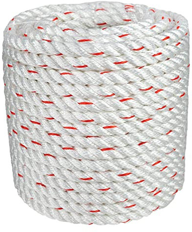 Arborist Bull Rope | High Strength Polyester | Tree Hoist Rigging Line | 3/4 inch x 100 feet