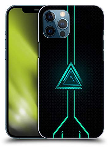 Head Case Designs Officially Licensed Alyn Spiller Green Neon Hard Back Case Compatible With Apple iPhone 12 Pro Max