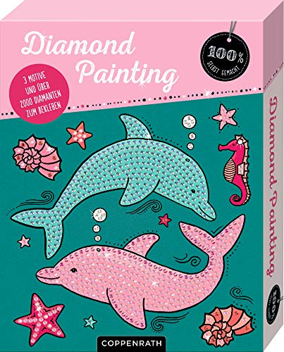 Diamond Painting: 3 Motive und über 2000 Diamanten zum Bekleben
