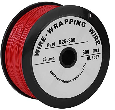 26AWG Silikondrahtkabel 100 m UL1007 Elektrokabel Kabel verseilt rot 26 Anschlusskabel für elektronische Geräte