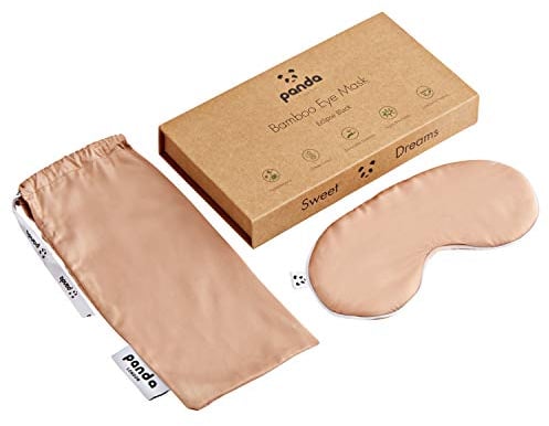Panda Bambus-Augenmaske (Vintage Pink)