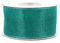 Organzaband 38mm x 25m Rolle - FARBAUSWAHL in 3/6/12/25/38mm - transparent, farbecht & waschbar - Schleifenband für Hochzeit - Geschenkband zum Verpacken Dekorieren Basteln - Petrol 347