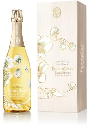 Perrier-Jouët Belle Epoque Blanc de Blancs Champagne, 2014 Vintage, 75cl | Gift Box Included, Fresh Floral Aromas with Hints of Citrus, French Legacy, Pairs Well with Seafood