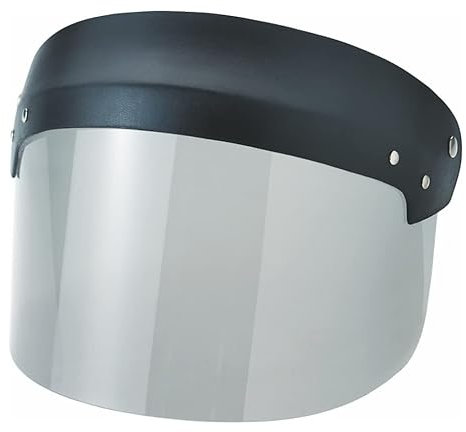 AMAS The Best VISIERA RIBALTABILE CASCO JET TRE BOTTONI Made in Italy (fumé)