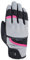 Oxford Brisbane WS Guanti da moto da donna Grigio-Rosa-Nero (XS)
