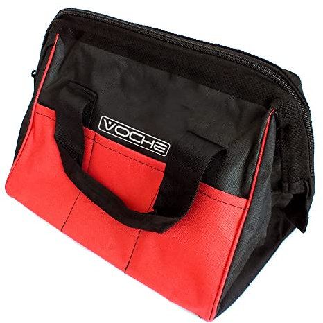 Voche® 300mm 12 Heavy Duty Balistic Nylon Tool Bag | 6 Pocket Zip Up Tool Storage Toolbag