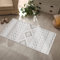 payé Teppich Wohnzimmer - Creme Braun - 80x150cm - Raute Ornamente - Boho Teppiche für Balkon Terrasse Garten - Hochtief 3D Effekt - Indoor Outdoor Schlafzimmer Esszimmer