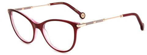 CAROLINA HERRERA Brille HER 0152 Größe 53-17 mm Burgundy Glitter Rosa