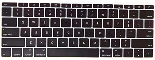 Replacement Keyboard Keycaps Keys,Full Set of US Keycaps QWERTY Fit for MacBook Pro 13/15 Model A1706 A1707 A1708 2016-2017 Year for MacBook 12 Model A1534 2017 Year EMC 3099
