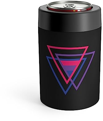 Bi Pride Bisexuelle Flagge, dreieckiger Dosenhalter, 340 ml