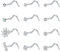 Zolure 18G Chirurgenstahl Nasenpiercing Cz Silber Nasenstecker Nostril Piercing Stecker Stecker Für Damen Herren