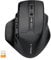Yeemie Kabellose Maus für Laptop, große Maus für große Hände, 2.4G optische kabellose Gaming Maus, 4800 DPI, 6 Tasten Wireless Maus, Ergonomische Mouse Kabellos für PC Mac, schwarz