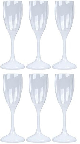 rockible 6 Bicchieri da LED, Bicchieri da Vino, riutilizzabili, con attivazione liquida, Boccali da Birra, calici da Cocktail, per Bar,