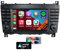 7 Zoll Touchscreen Upgrade Android 13 Autoradio für Mercedes Benz C-Klasse W203 CLC 2004-2007, Auto Stereoanlage mit WLAN, GPS, USB, Bluetooth und Lenkradsteuerung (4core 2GB+32GB)