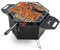 COSTWAY Barbacoa Carbon Grande, Barbacoas de Carbon y Leña con Cuerpo y Patas Plegables, Parrilla Giratoria 360°, 77 x 74 x 38 cm, Barbacoa Portatil Fiestas Camping