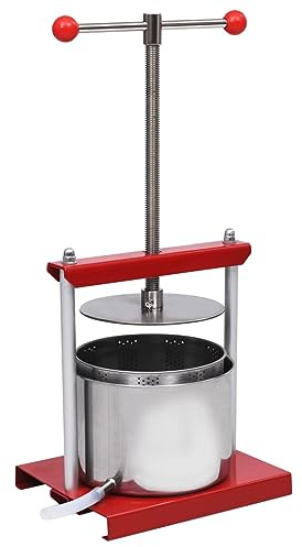 Obst- und Weinpresse Edelstahl 6L