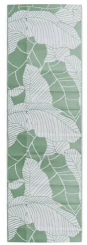 vidaXL Outdoor Teppich, Gartenteppich Beidseitig, Balkonteppich Terrassenteppich UV-beständig, Läufer Teppich für Balkon Terrasse, Grün 80x250cm PP