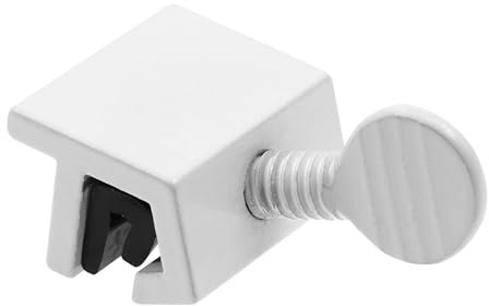 Prime-Line U 105512 Serratura per finestra, economica, inserto in gomma, bianco (confezione da 2)