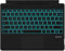 Surface Pro Keyboard for Microsoft Surface Pro 11/10/9/8/X, Surface Pro Bluetooth Type Cover with 7 Colors Backlit, Touchpad, Sleep/Wake Function, Pencil Holder, Rechargeable Battery