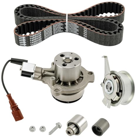 Fesuda Wasserpumpe+Zahnriemensatz WK3099 Timing Belt Kit für VW Passat/Golf/Tiguan 2010-2020, Skoda Octavia III 2012-2017, Audi A4 B9 Avant 2015-2018