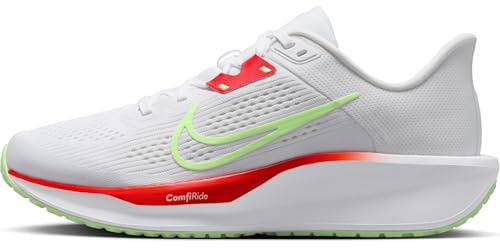 Nike Straßenlaufschuh Nike Quest 6 Straßenlaufschuh Für Damen, White/Barely Volt-Lt Crimson-Soft Yellow, FD6034-107, 40.5 EU (9 US)