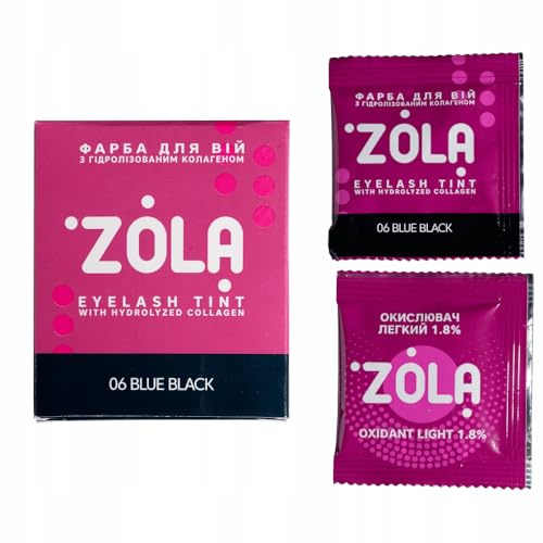 ZOLA Brow Tint 06 Blue Black mit Oxidant 3%