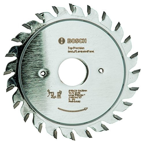 BOSCH Vorritzblatt Top Precision Best für Laminated Panel, 100 x 20 x 2,8-3,6 mm, 2608642127