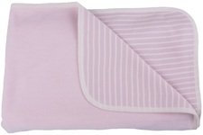 ioBio Babydecke Nicky rosa Bio-Baumwolle 90 x 70 cm