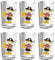 Emsa 6er Set PIRATES Kinderbecher, 0,2 L, Kunststoff, Eckig, Wiederverwendbar, 6 Stück