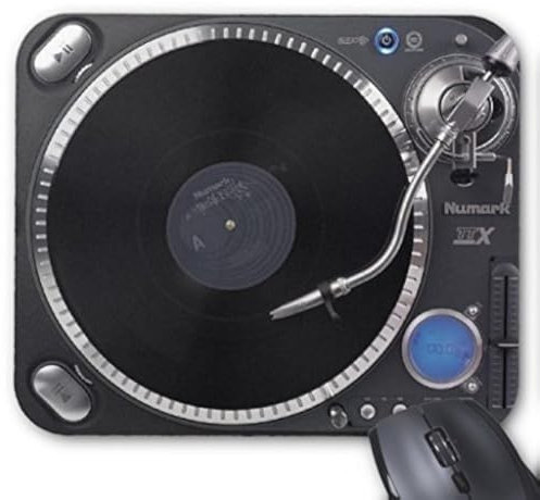 DJ platine Tapis de souris gaming mouse pad, 260*210*3 mm